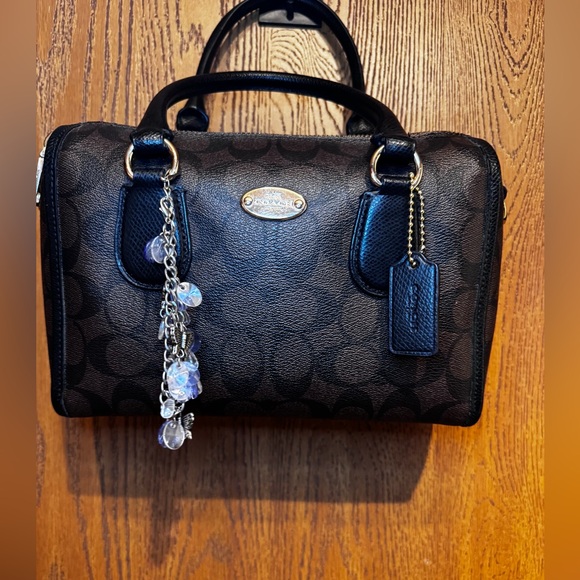 Coach Handbags - COACH F34084 SIGNATURE MINI BENNETT SATCHEL LIGHT GOLD/BROWN/BLACK